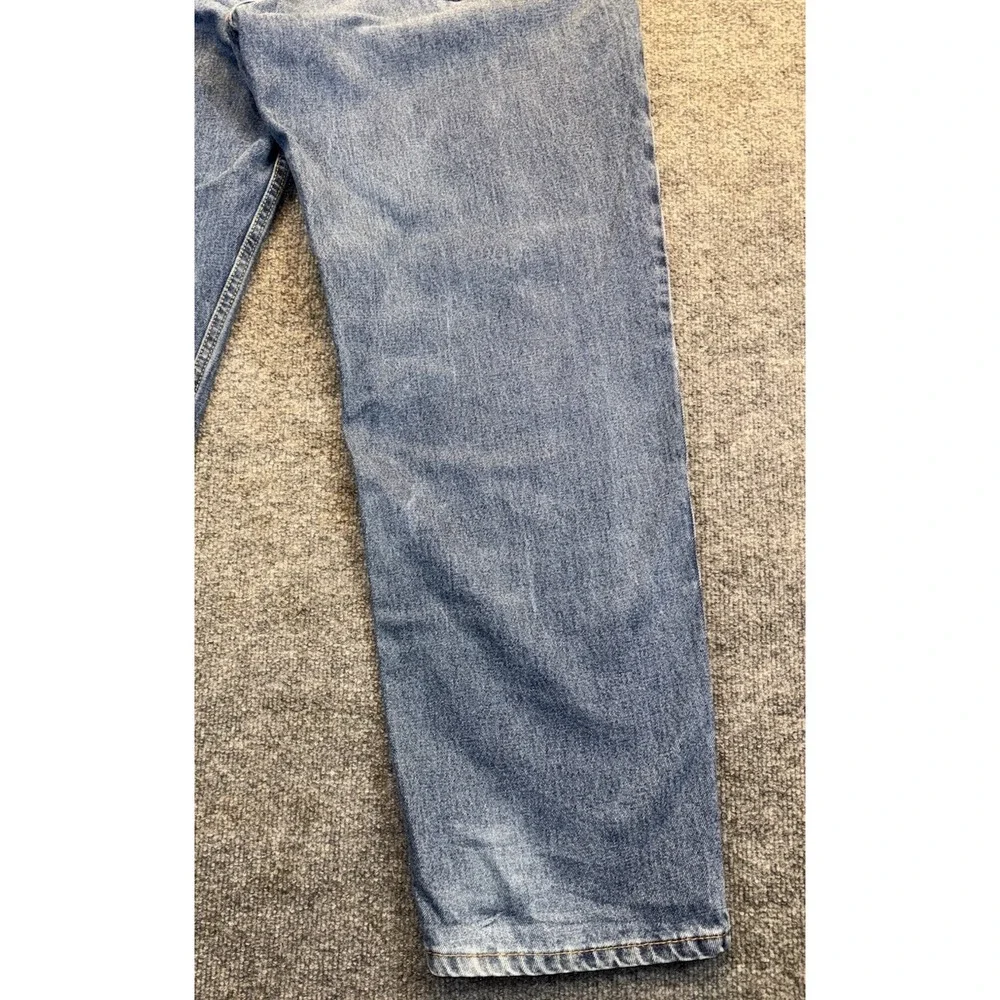 Title: Levi's 550 Relaxed Fit Jeans Men's Size 38x32 Blue Denim Tapered Leg